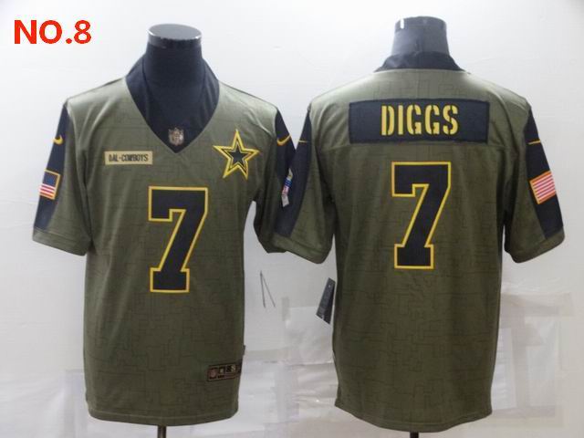 Men's Dallas Cowboys #7 Trevon Diggs Jerseys NO.8;